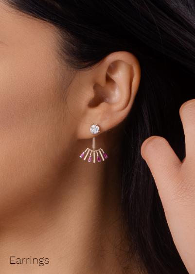 lab grown diamond earrings