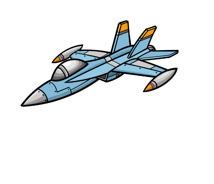 How to draw a jet