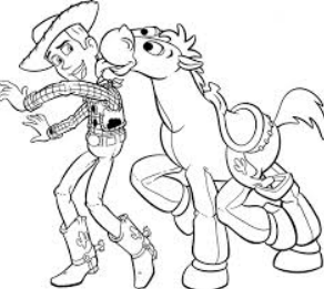 Instructions for drawing Woody 